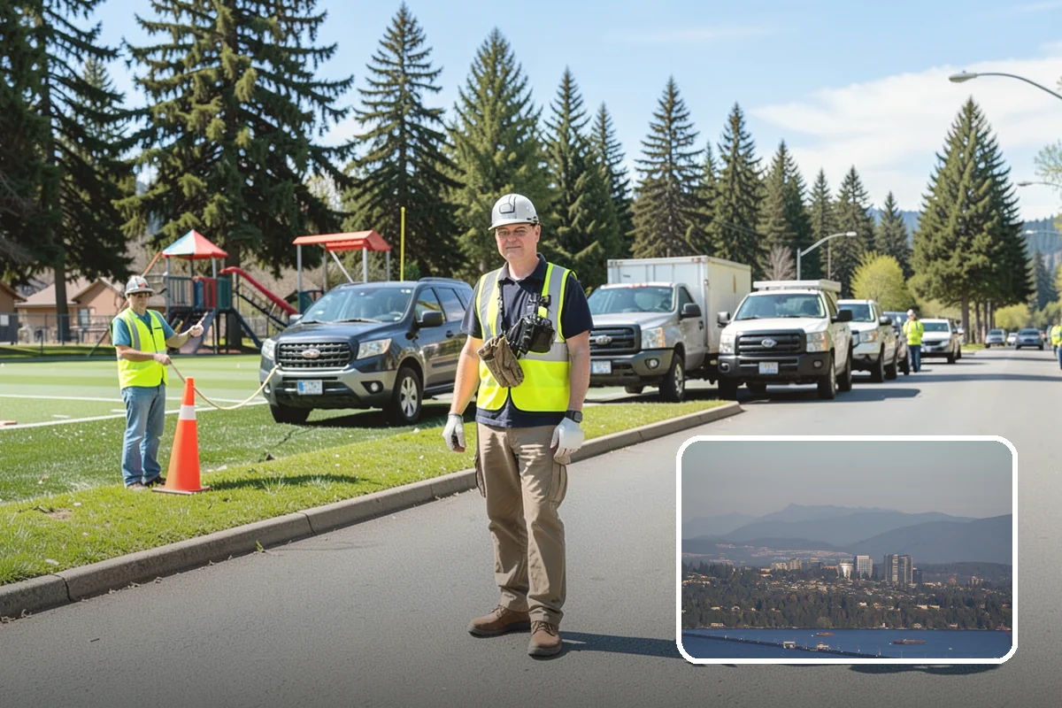 Bench Installation in Medina, King County, WA - ADA-conscious placement preserves accessible routes and clear space