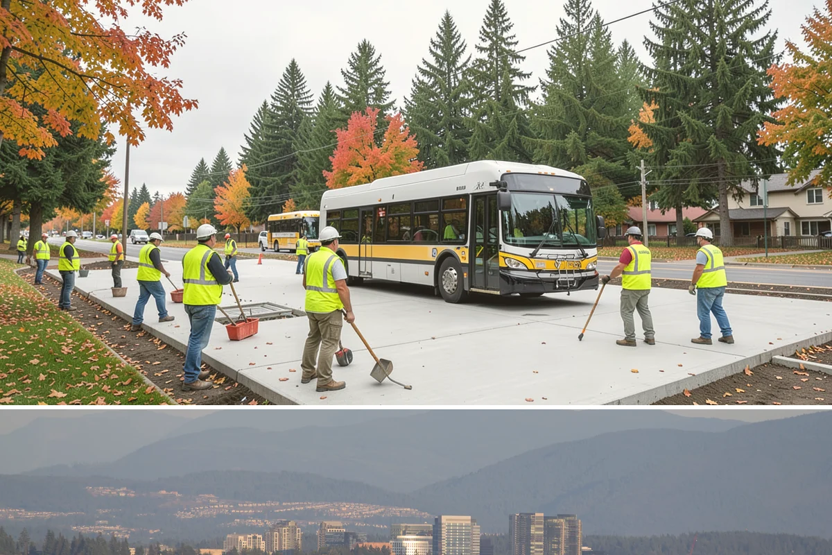 Bench Installation in Medina, King County, WA - Concrete-pad installations favor drier months for reliable cures, while surface-anchored benches on existing hardscape can be set...