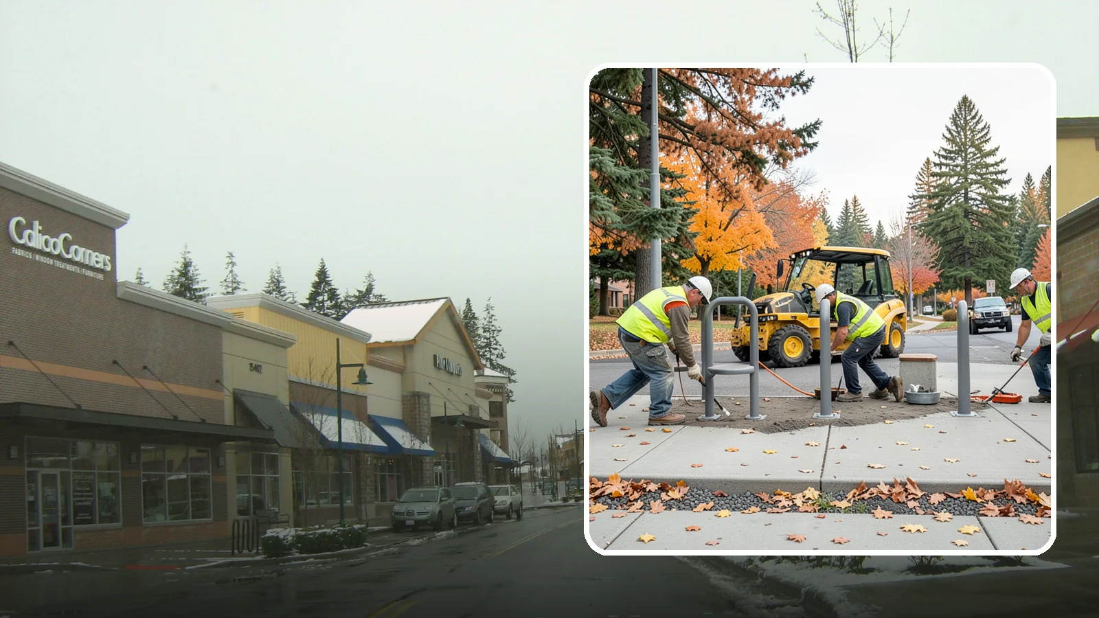 Bench Installation in Mill Creek, Snohomish County, WA - We install park and streetscape benches on engineered footings with anchoring that resists theft and vandalism.
