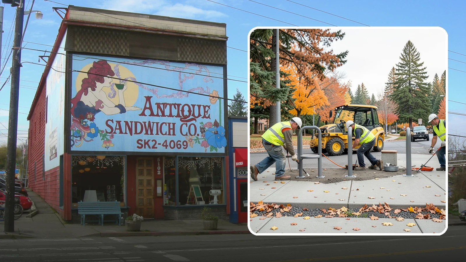Bench Installation in Ruston, Pierce County, WA - We install park and streetscape benches on engineered footings with anchoring that resists theft and vandalism.