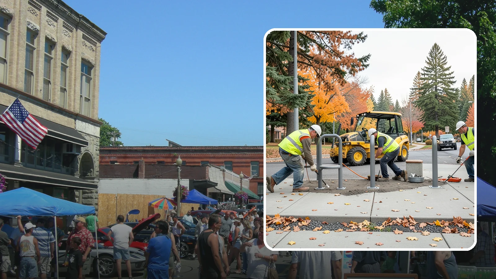 Bench Installation in Snohomish, Snohomish County, WA - We install park and streetscape benches on engineered footings with anchoring that resists theft and vandalism.