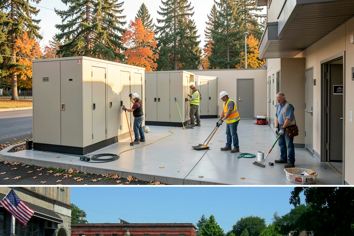 Bench Installation in Snohomish, Snohomish County, WA - Concrete-pad installations favor drier months for reliable cures, while surface-anchored benches on existing hardscape can be set...