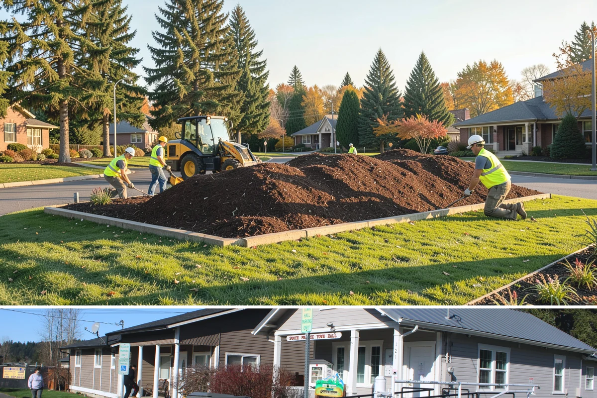 Bench Installation in South Prairie, Pierce County, WA - Concrete-pad installations favor drier months for reliable cures, while surface-anchored benches on existing hardscape can be set...
