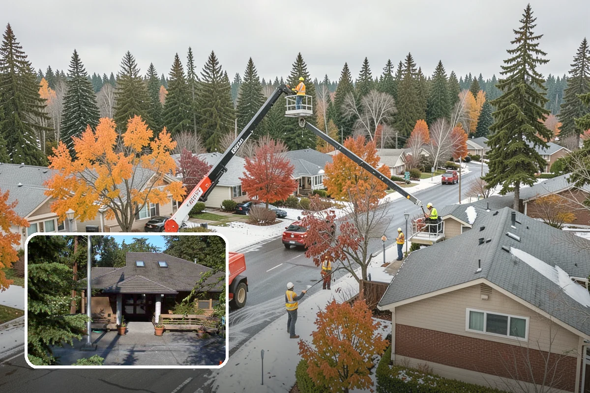 Bench Installation in Yarrow Point, King County, WA - ADA-conscious placement preserves accessible routes and clear space