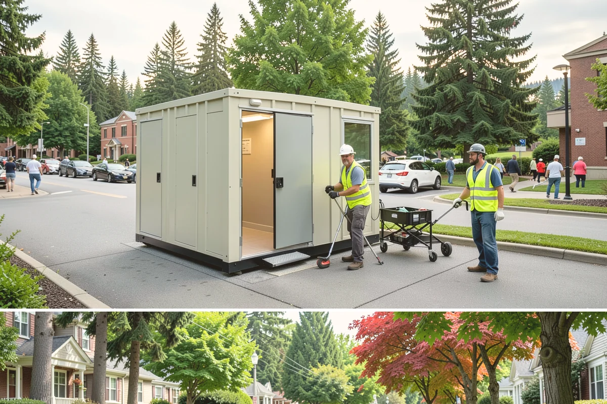 Bench Replacement in Beaux Arts Village, King County, WA - Replacement routing runs year-round, with pad repairs and new footings best scheduled during drier weather.