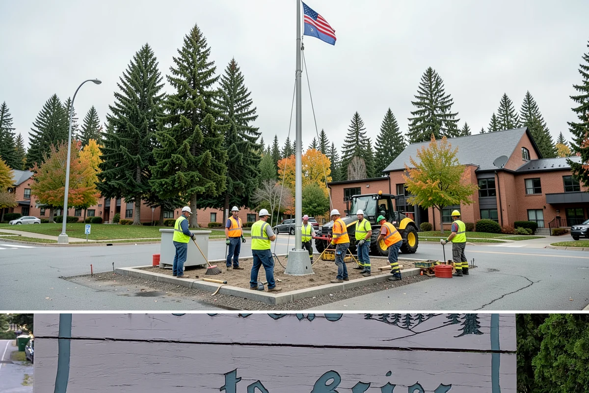 Bench Replacement in Brier, Snohomish County, WA - Replacement routing runs year-round, with pad repairs and new footings best scheduled during drier weather.