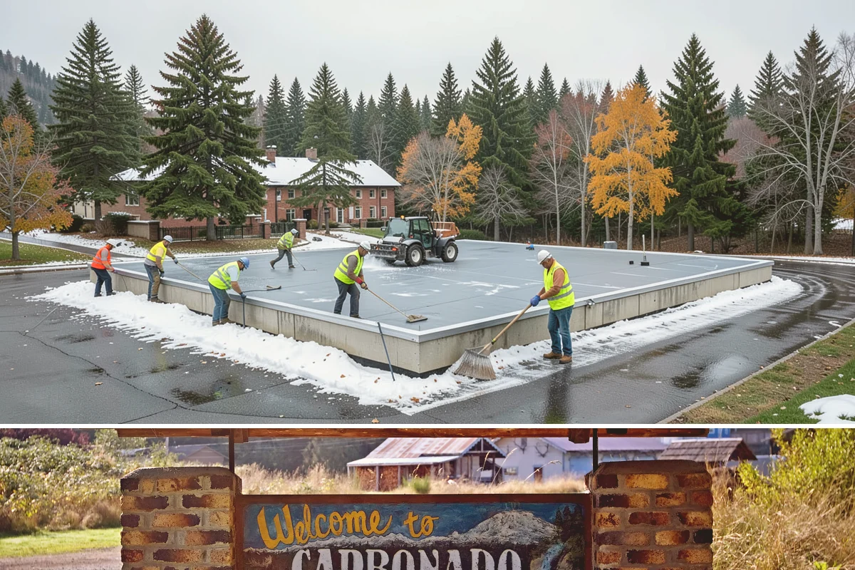 Bench Replacement in Carbonado, Pierce County, WA - Replacement routing runs year-round, with pad repairs and new footings best scheduled during drier weather.
