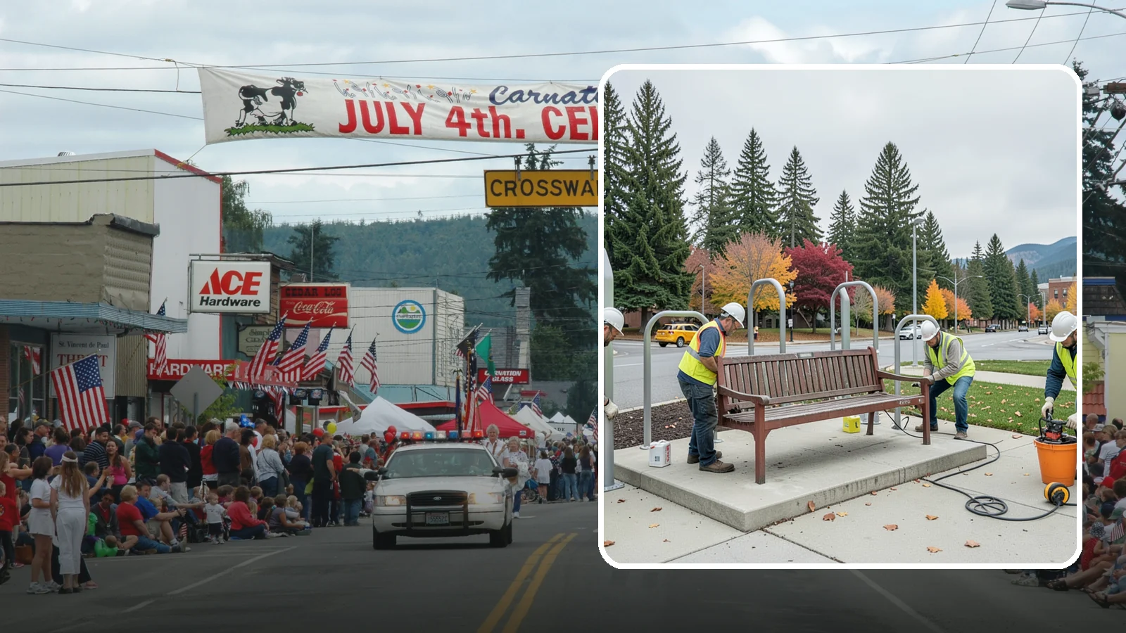 Bench Replacement in Carnation, King County, WA - We remove failed benches and install replacements while reusing sound pads and footings where possible.