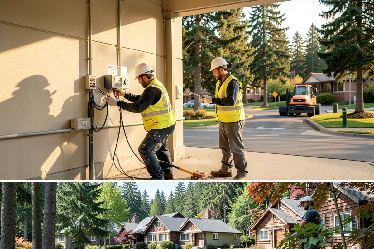 Bench Replacement in Edgewood, Pierce County, WA - Replacement routing runs year-round, with pad repairs and new footings best scheduled during drier weather.