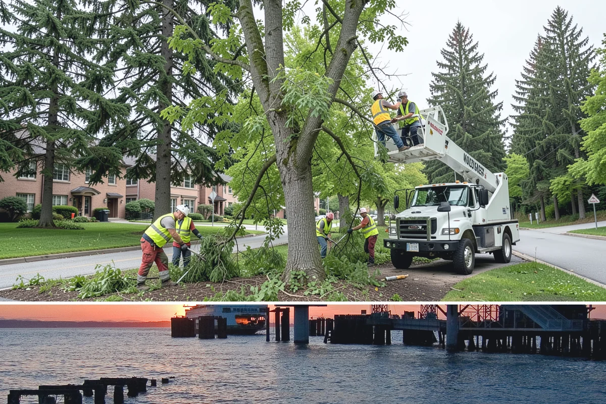 Bench Replacement in Edmonds, Snohomish County, WA - Replacement routing runs year-round, with pad repairs and new footings best scheduled during drier weather.
