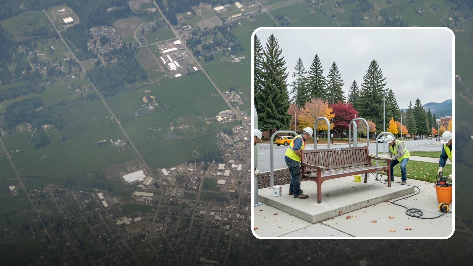 Bench Replacement in Enumclaw, King County, WA - We remove failed benches and install replacements while reusing sound pads and footings where possible.