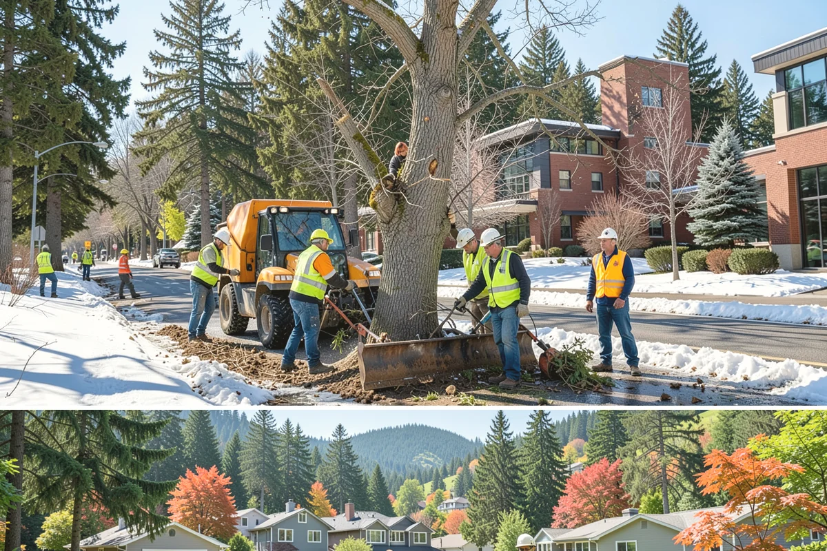 Bench Replacement in Fircrest, Pierce County, WA - Replacement routing runs year-round, with pad repairs and new footings best scheduled during drier weather.