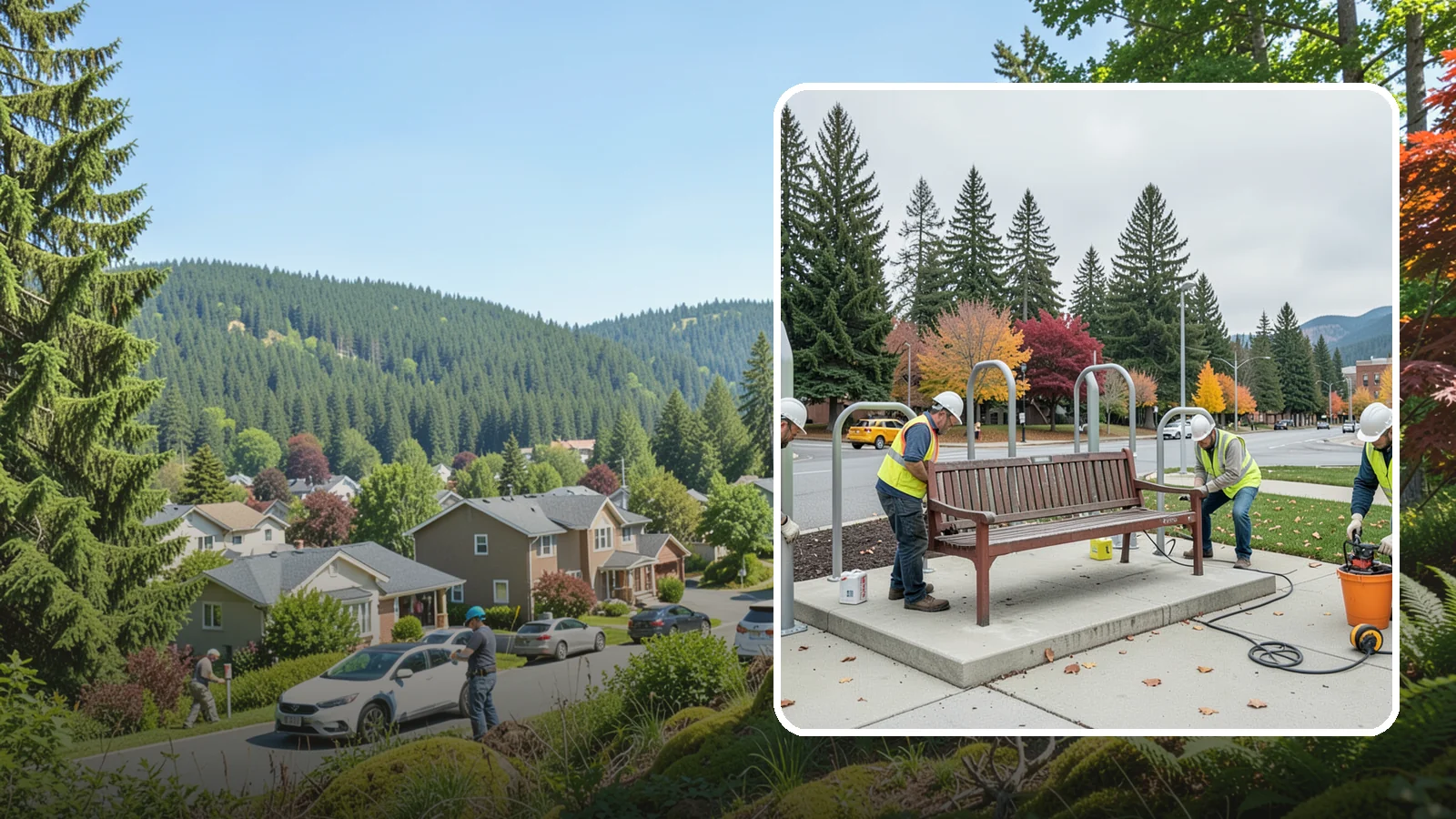 Bench Replacement in Index, Snohomish County, WA - We remove failed benches and install replacements while reusing sound pads and footings where possible.