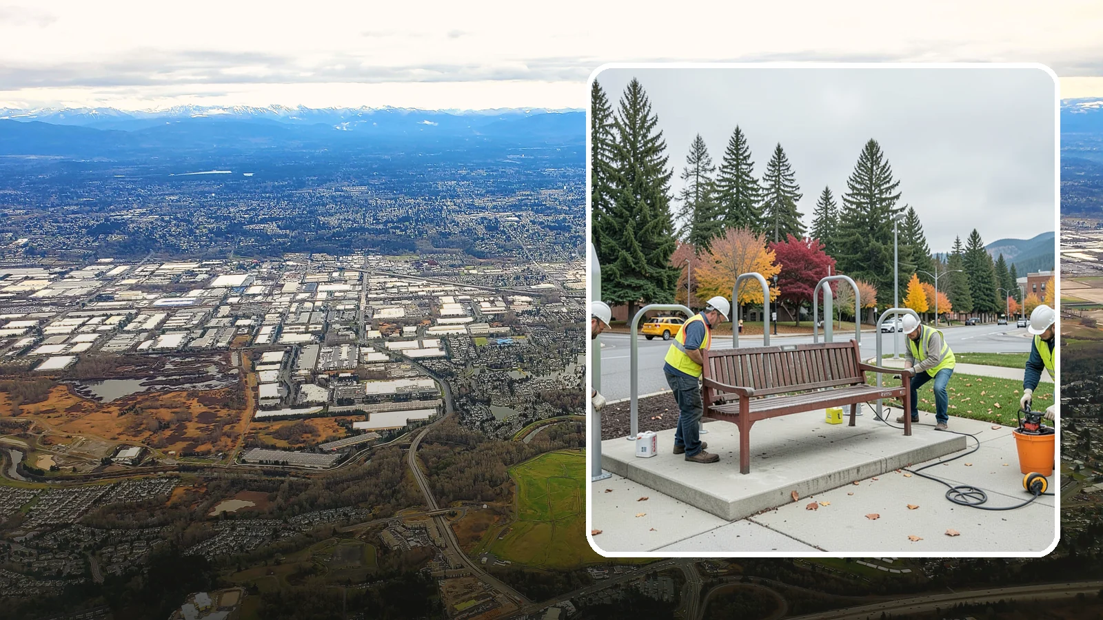 Bench Replacement in Kent, King County, WA - We remove failed benches and install replacements while reusing sound pads and footings where possible.