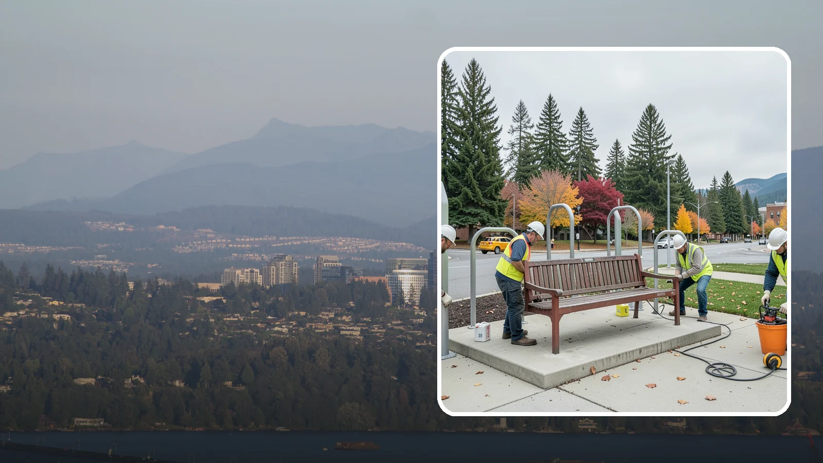 Bench Replacement in Medina, King County, WA - We remove failed benches and install replacements while reusing sound pads and footings where possible.