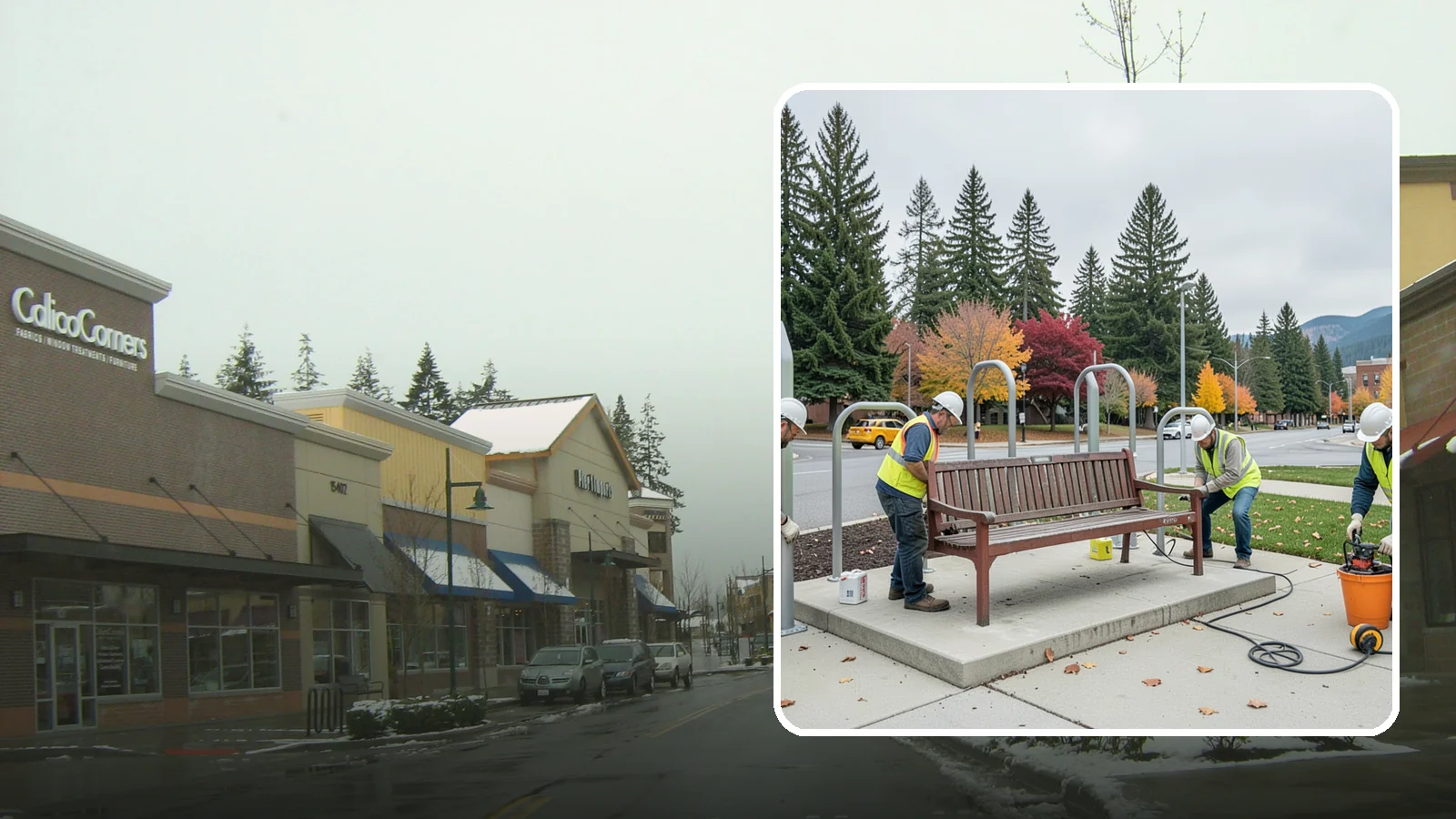 Bench Replacement in Mill Creek, Snohomish County, WA - We remove failed benches and install replacements while reusing sound pads and footings where possible.