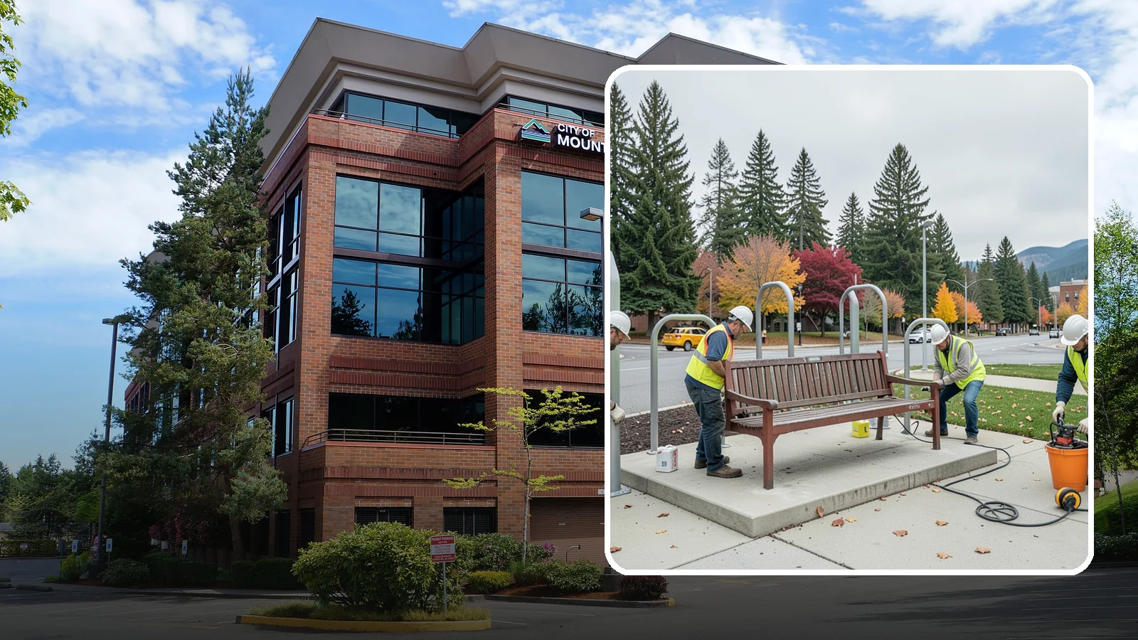 Bench Replacement in Mountlake Terrace, Snohomish County, WA - We remove failed benches and install replacements while reusing sound pads and footings where possible.