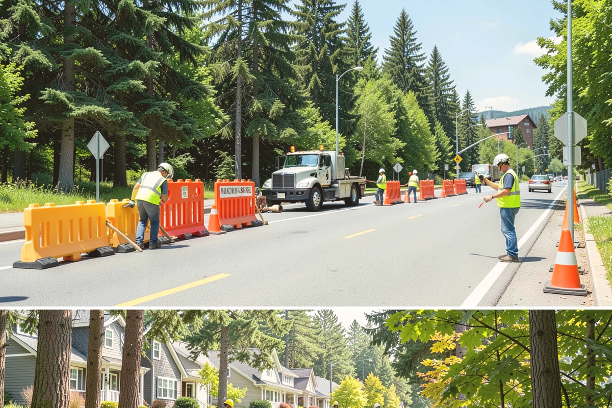 Bench Replacement in Normandy Park, King County, WA - Replacement routing runs year-round, with pad repairs and new footings best scheduled during drier weather.