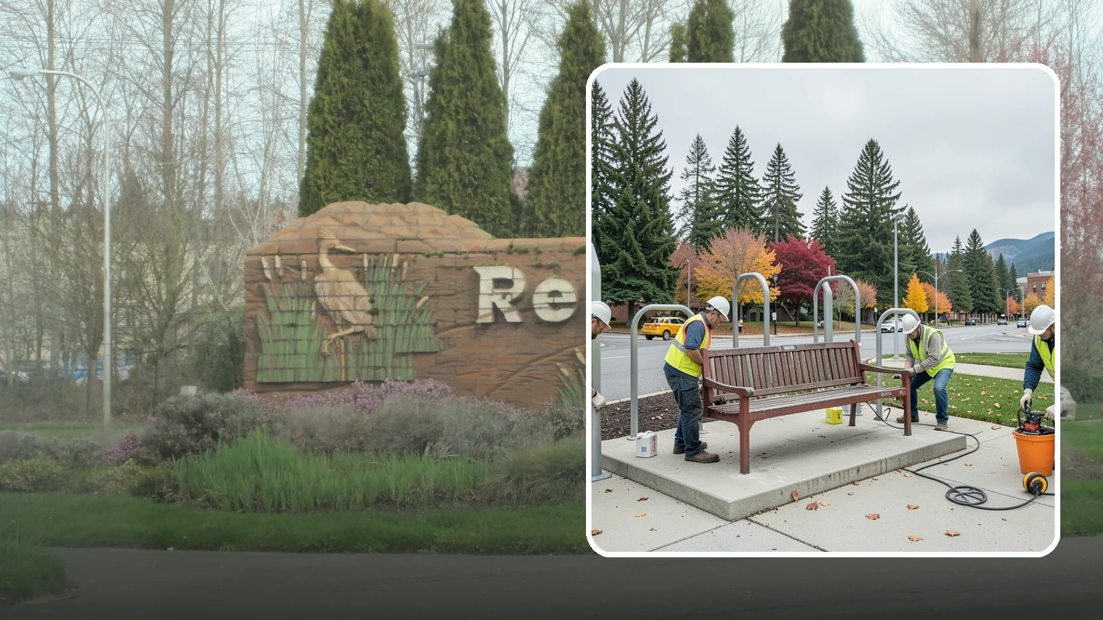 Bench Replacement in Renton, King County, WA - We remove failed benches and install replacements while reusing sound pads and footings where possible.