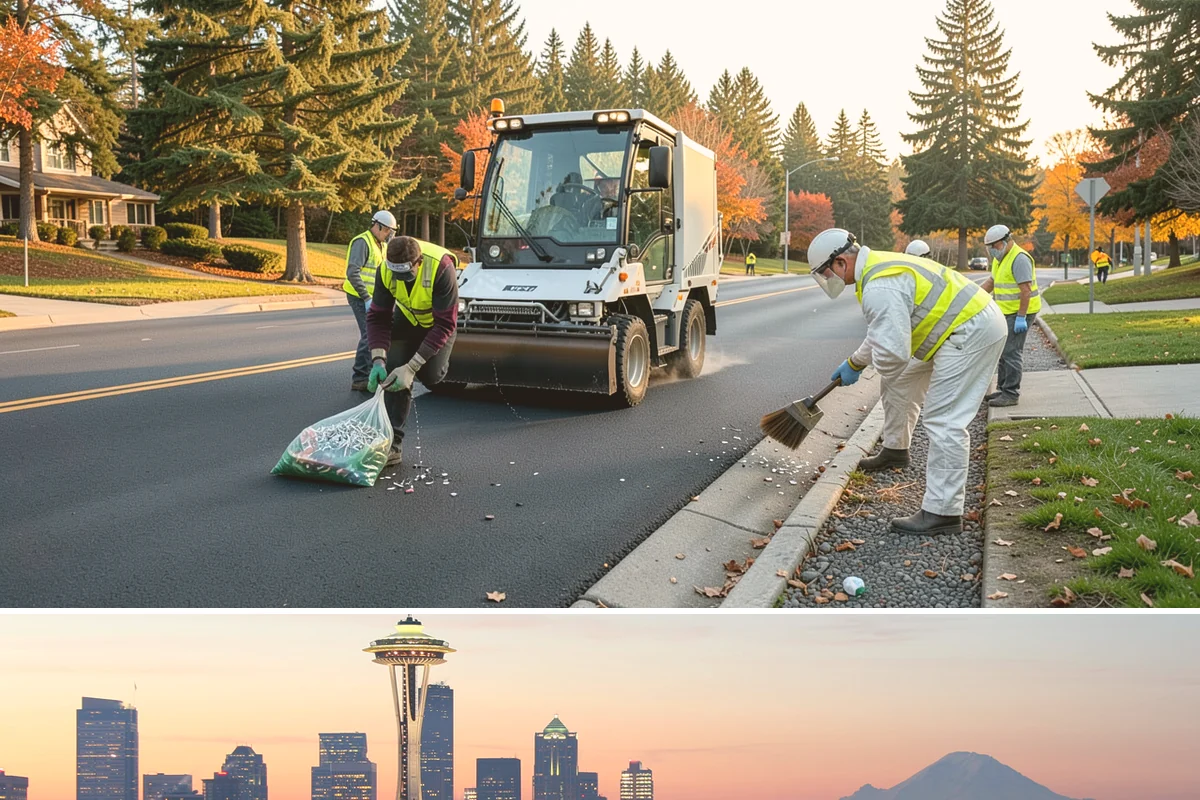 Bench Replacement in Seattle, King County, WA - Replacement routing runs year-round, with pad repairs and new footings best scheduled during drier weather.
