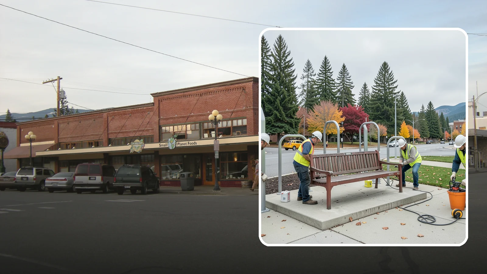 Bench Replacement in Sedro-Woolley, Skagit County, WA - We remove failed benches and install replacements while reusing sound pads and footings where possible.