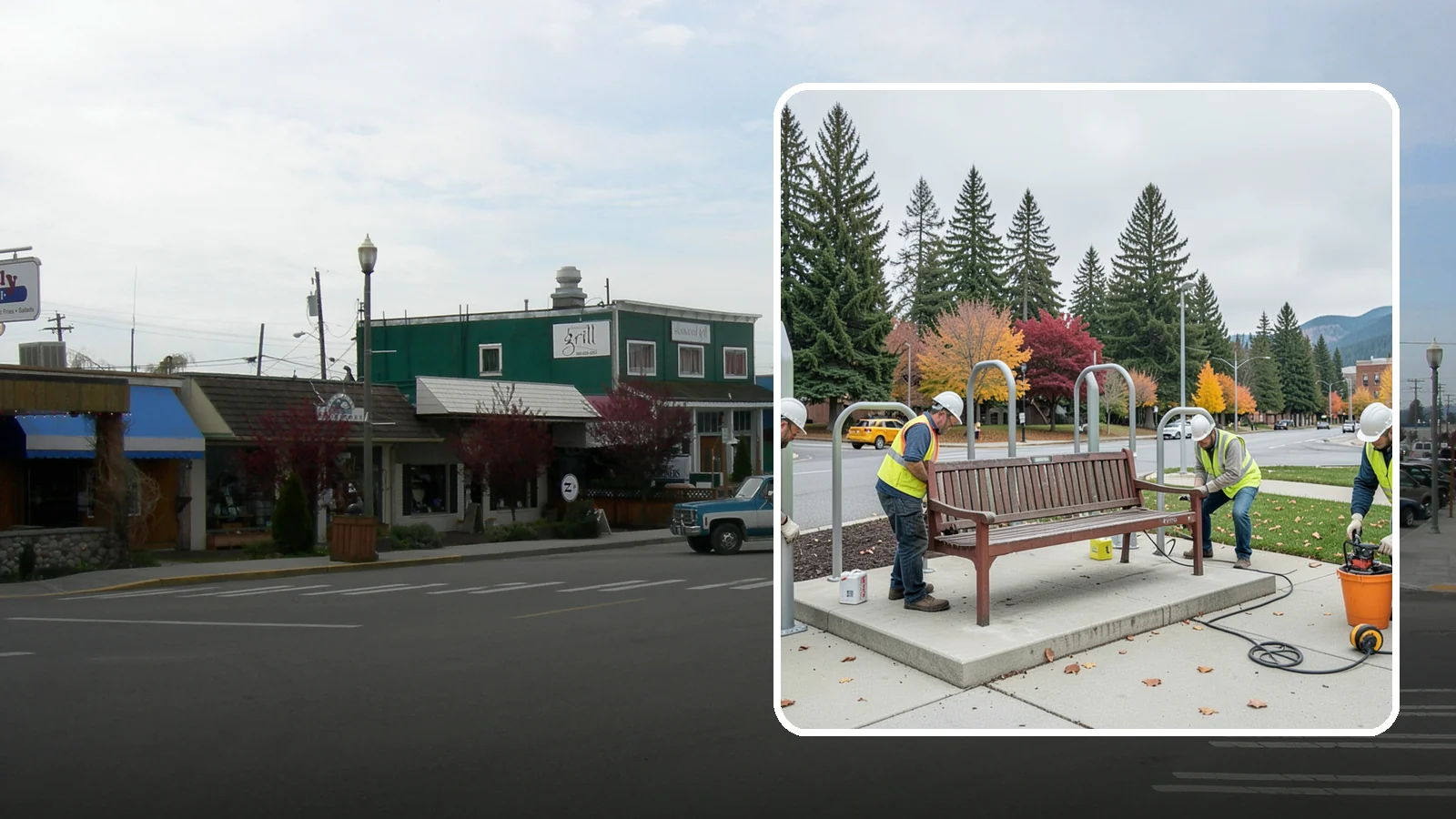 Bench Replacement in Stanwood, Snohomish County, WA - We remove failed benches and install replacements while reusing sound pads and footings where possible.