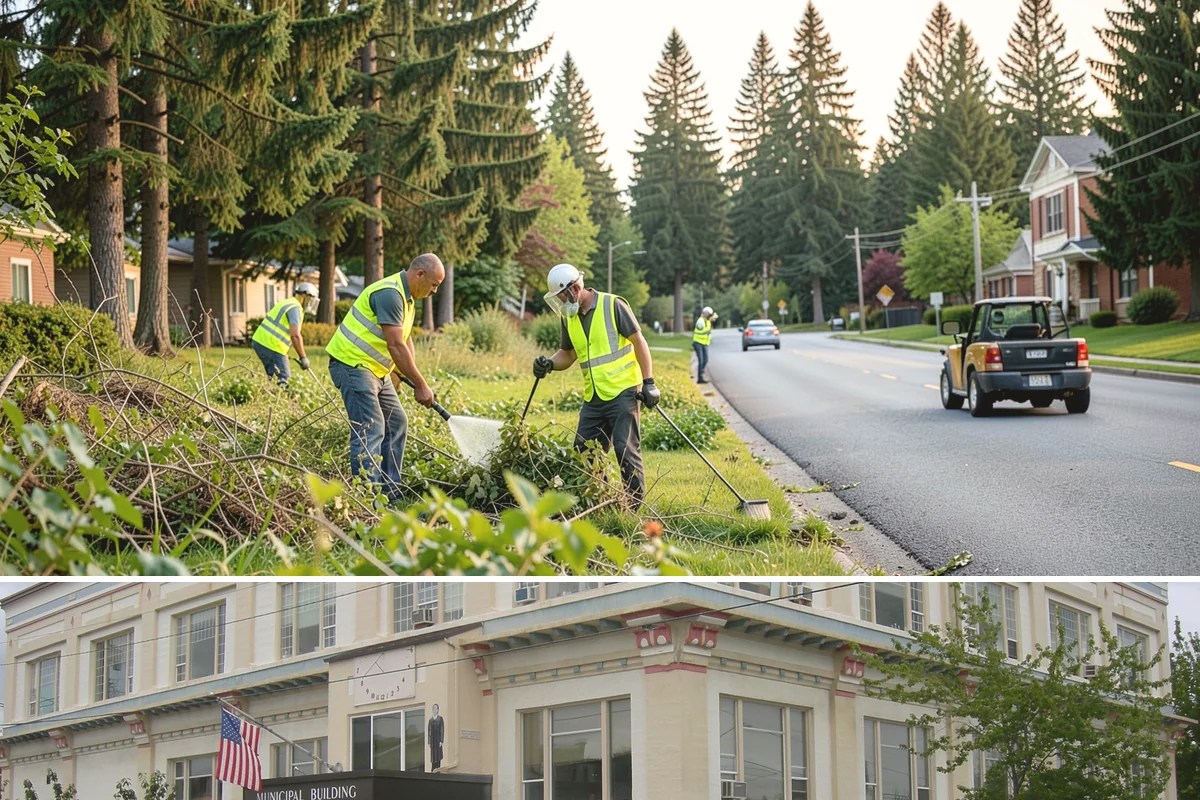 Bike Rack Installation in Anacortes, Skagit County, WA - Core-drilled installs proceed year-round on existing hardscape, while new footings favor drier weather for concrete cures.