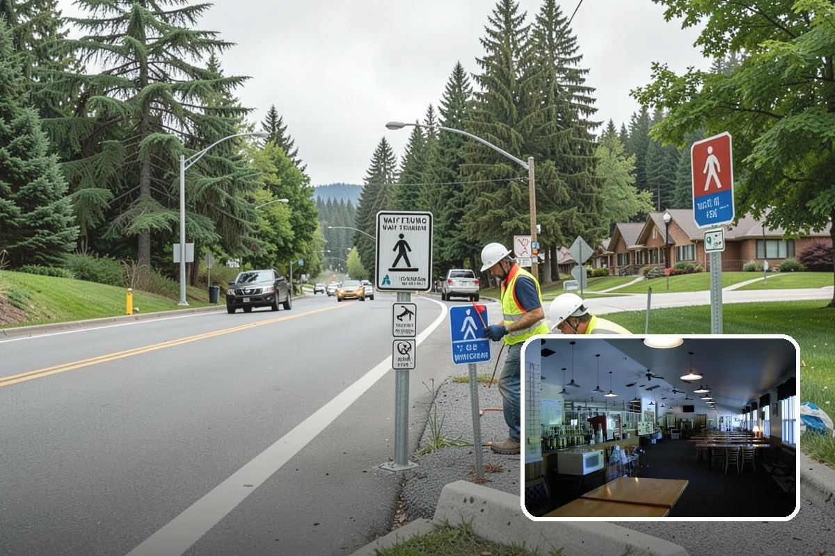 Bike Rack Installation in Black Diamond, King County, WA - Supports active-transportation and bike-parking code requirements