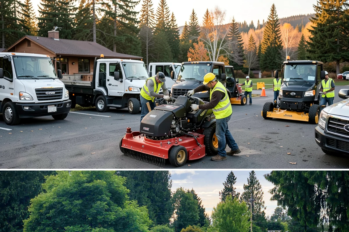 Bike Rack Installation in Bonney Lake, Pierce County, WA - Core-drilled installs proceed year-round on existing hardscape, while new footings favor drier weather for concrete cures.