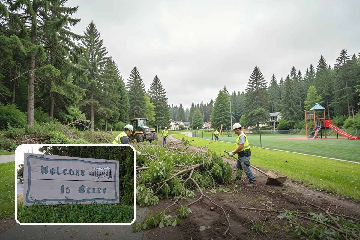 Bike Rack Installation in Brier, Snohomish County, WA - Supports active-transportation and bike-parking code requirements