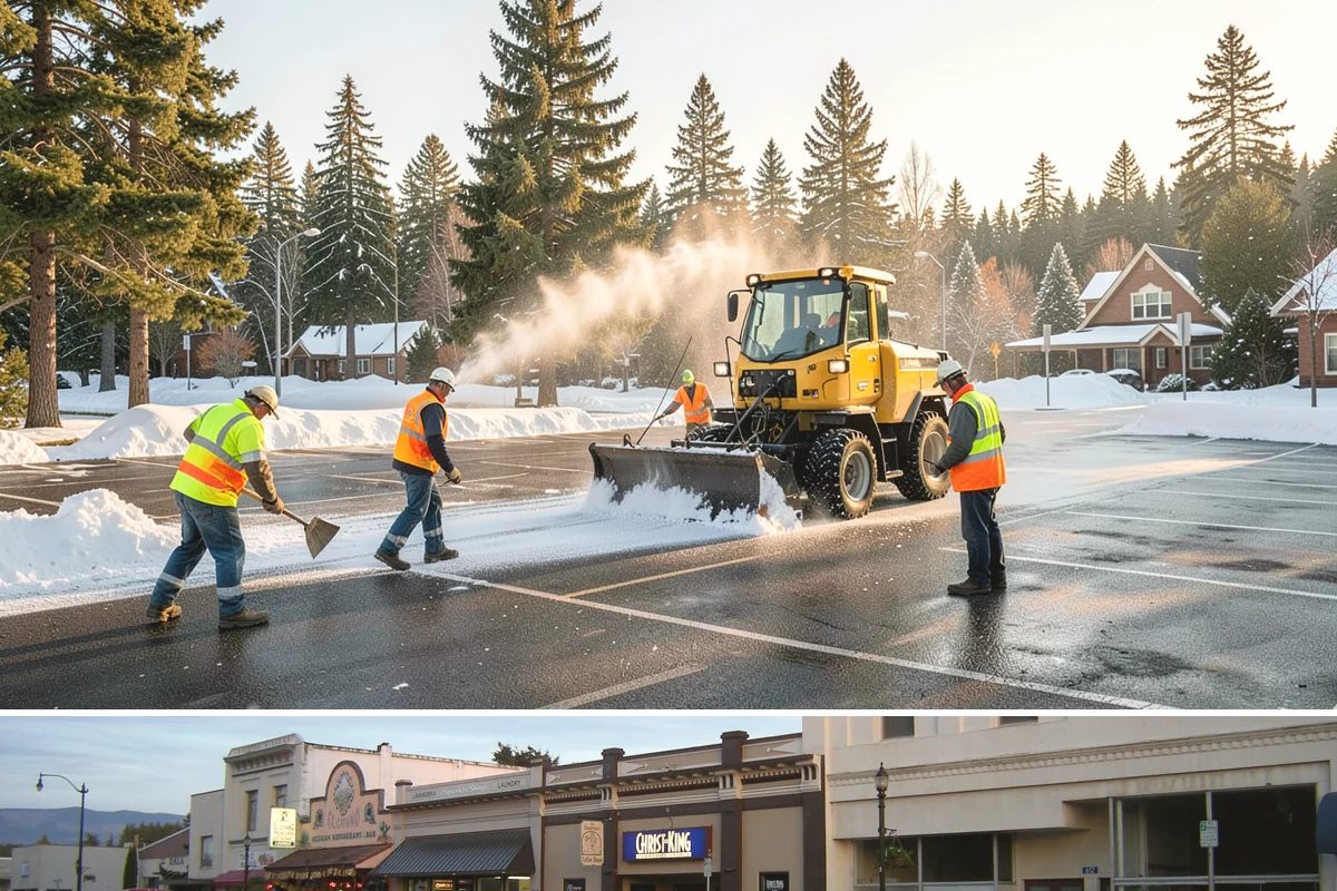 Bike Rack Installation in Burlington, Skagit County, WA - Core-drilled installs proceed year-round on existing hardscape, while new footings favor drier weather for concrete cures.