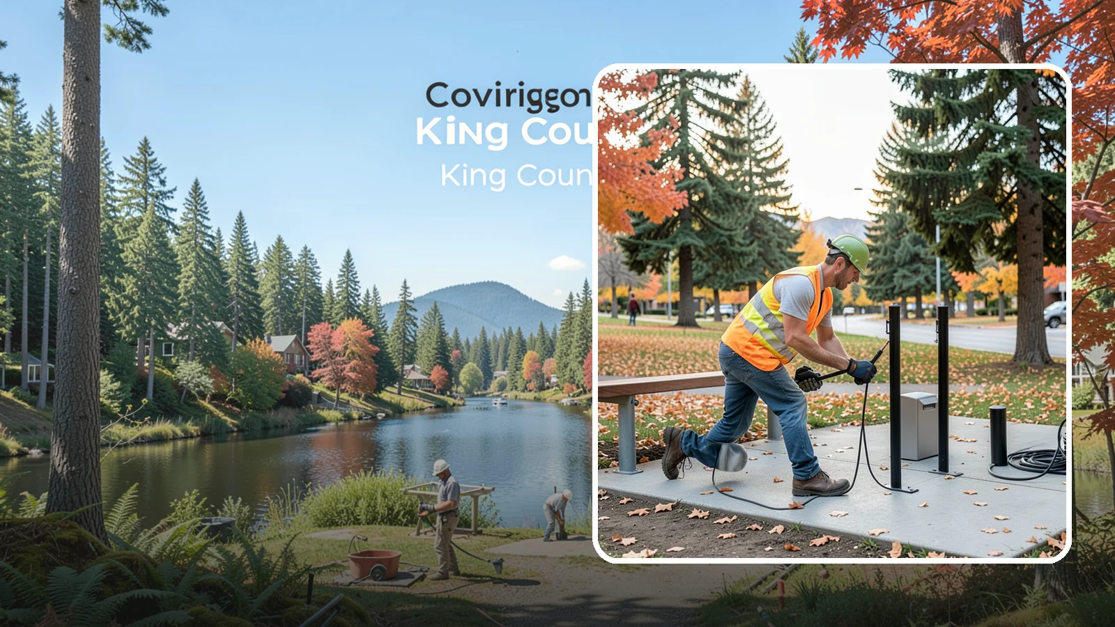 Bike Rack Installation in Covington, King County, WA - We install code-compliant bike racks at civic buildings, transit stops, and parks with secure anchoring.
