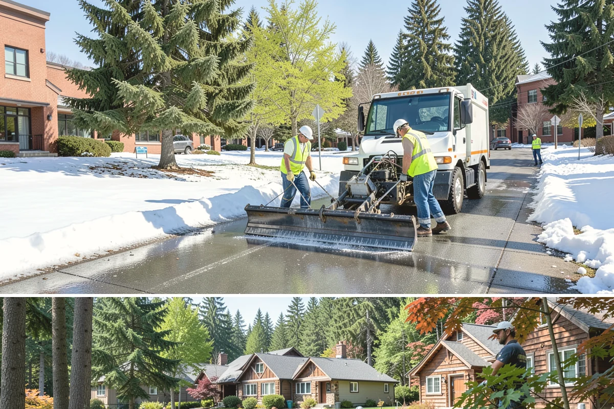 Bike Rack Installation in Edgewood, Pierce County, WA - Core-drilled installs proceed year-round on existing hardscape, while new footings favor drier weather for concrete cures.