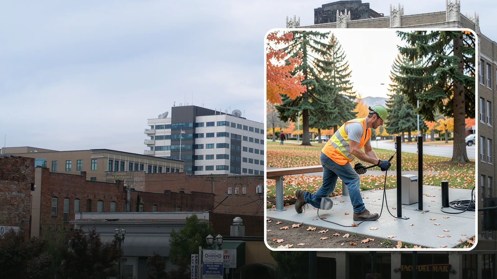 Bike Rack Installation in Everett, Snohomish County, WA - We install code-compliant bike racks at civic buildings, transit stops, and parks with secure anchoring.