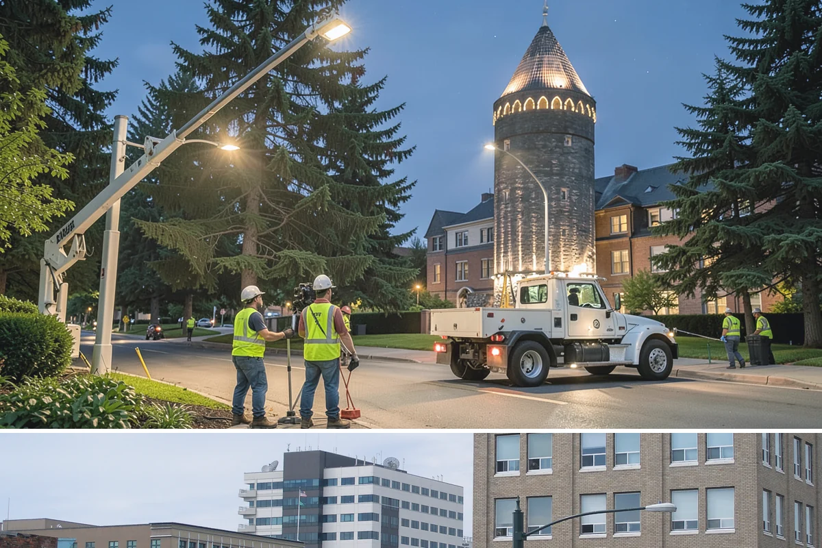 Bike Rack Installation in Everett, Snohomish County, WA - Core-drilled installs proceed year-round on existing hardscape, while new footings favor drier weather for concrete cures.