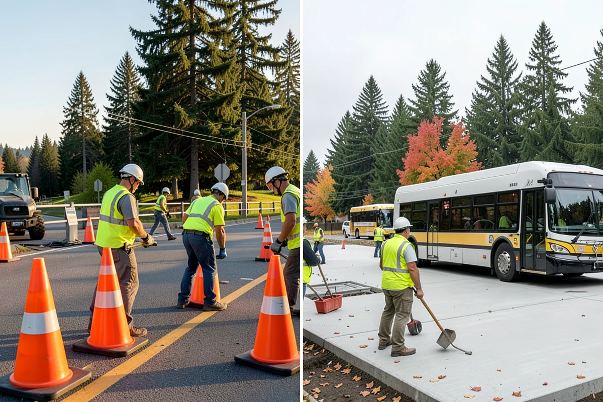 Bike Rack Installation in Federal Way, King County, WA - Confirm rack style, quantity, and code clearances
