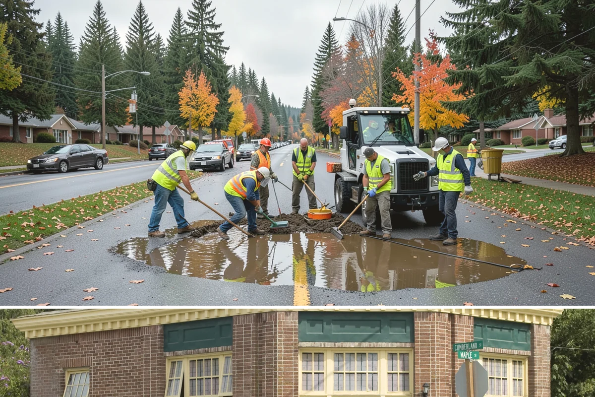 Bike Rack Installation in Hamilton, Skagit County, WA - Core-drilled installs proceed year-round on existing hardscape, while new footings favor drier weather for concrete cures.