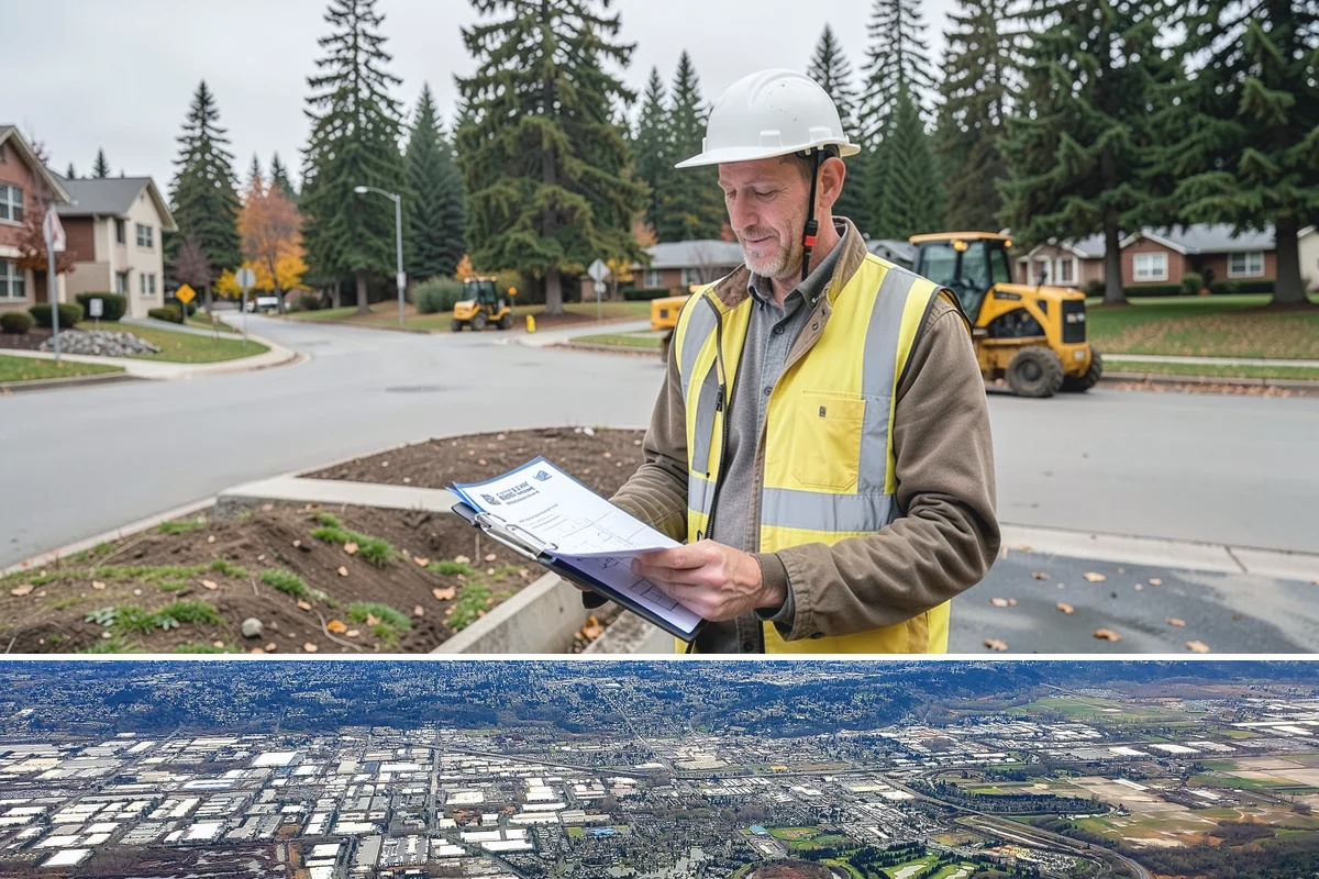 Bike Rack Installation in Kent, King County, WA - Core-drilled installs proceed year-round on existing hardscape, while new footings favor drier weather for concrete cures.