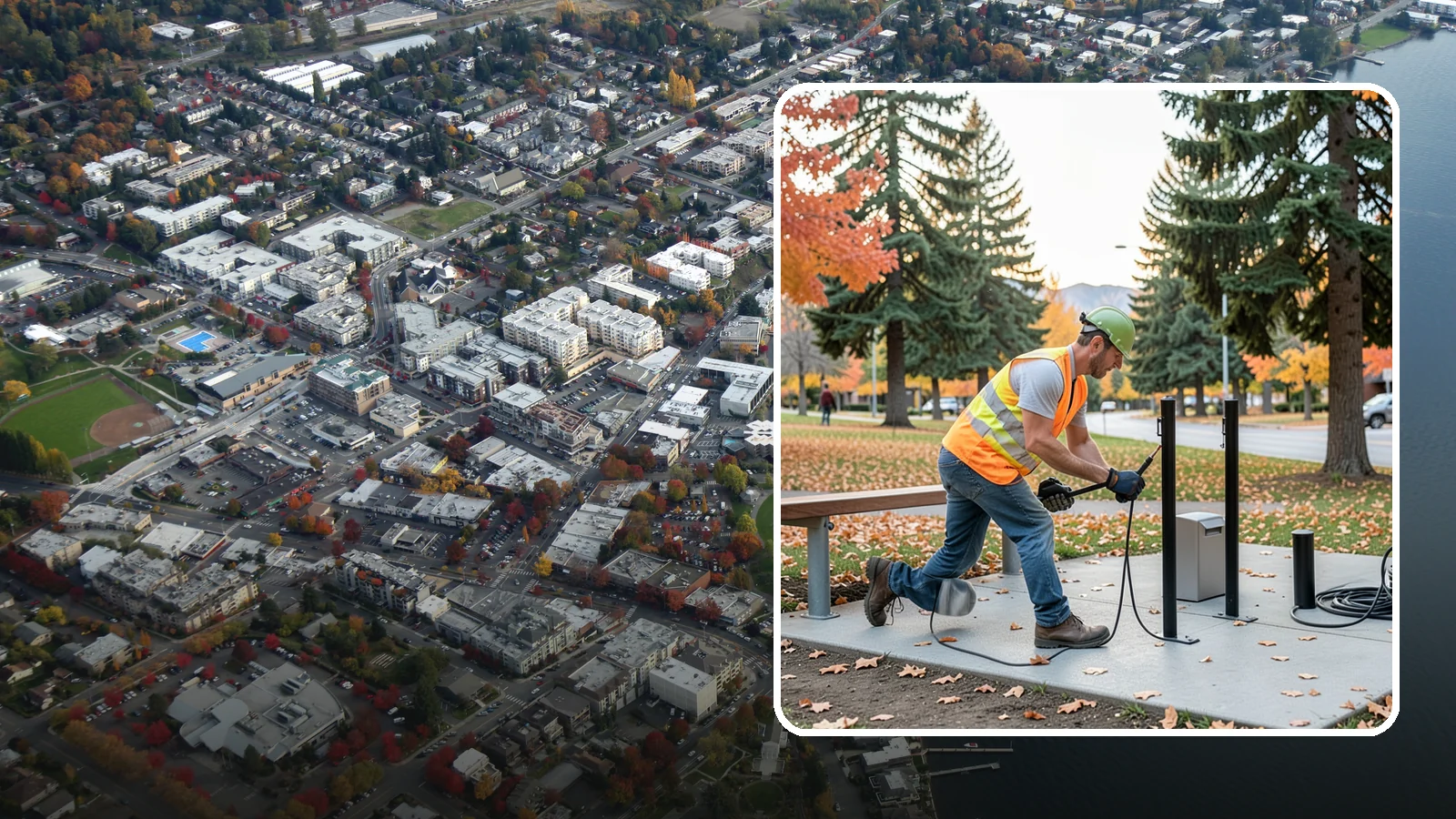 Bike Rack Installation in Kirkland, King County, WA - We install code-compliant bike racks at civic buildings, transit stops, and parks with secure anchoring.