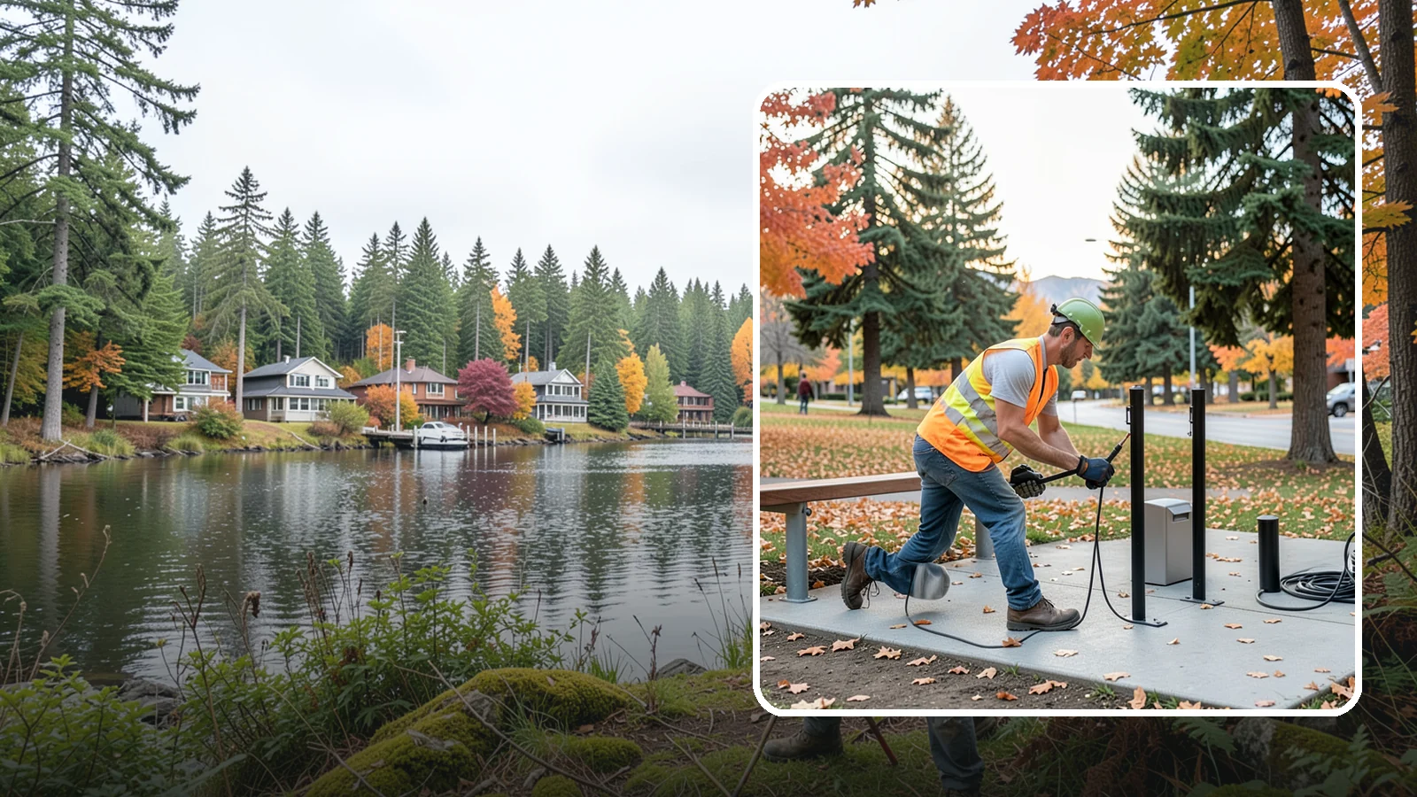 Bike Rack Installation in La Conner, Skagit County, WA - We install code-compliant bike racks at civic buildings, transit stops, and parks with secure anchoring.