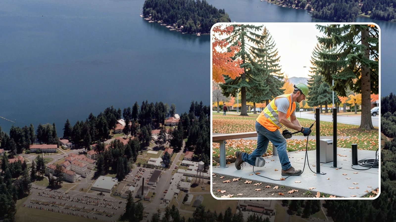 Bike Rack Installation in Lakewood, Pierce County, WA - We install code-compliant bike racks at civic buildings, transit stops, and parks with secure anchoring.