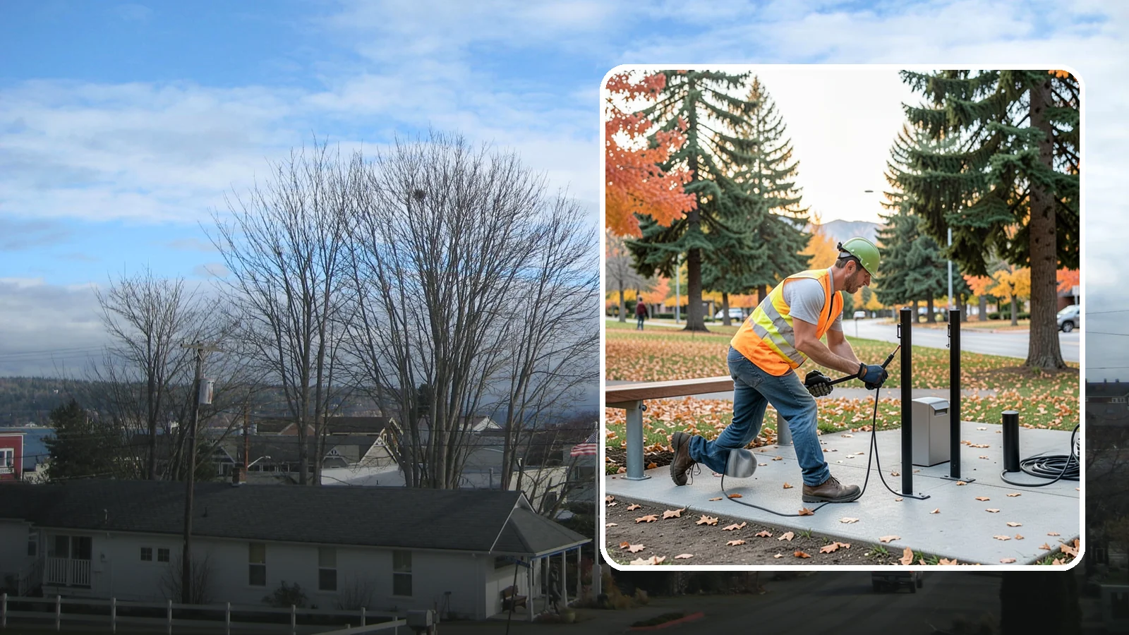 Bike Rack Installation in Langley, Island County, WA - We install code-compliant bike racks at civic buildings, transit stops, and parks with secure anchoring.