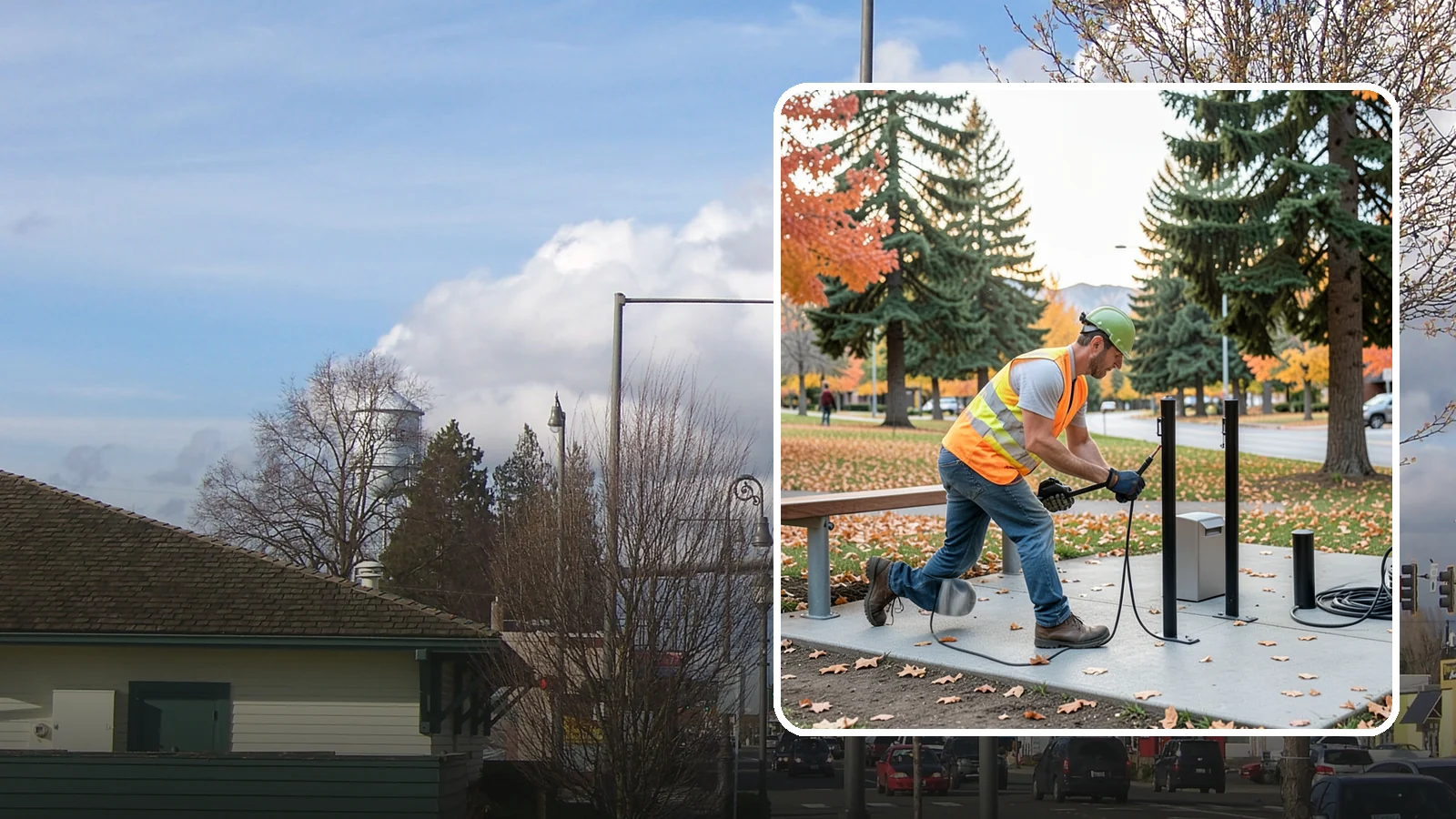 Bike Rack Installation in Marysville, Snohomish County, WA - We install code-compliant bike racks at civic buildings, transit stops, and parks with secure anchoring.