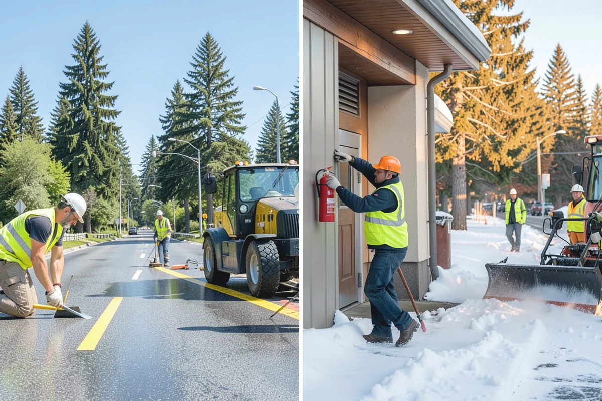 Bike Rack Installation in Medina, King County, WA - Confirm rack style, quantity, and code clearances