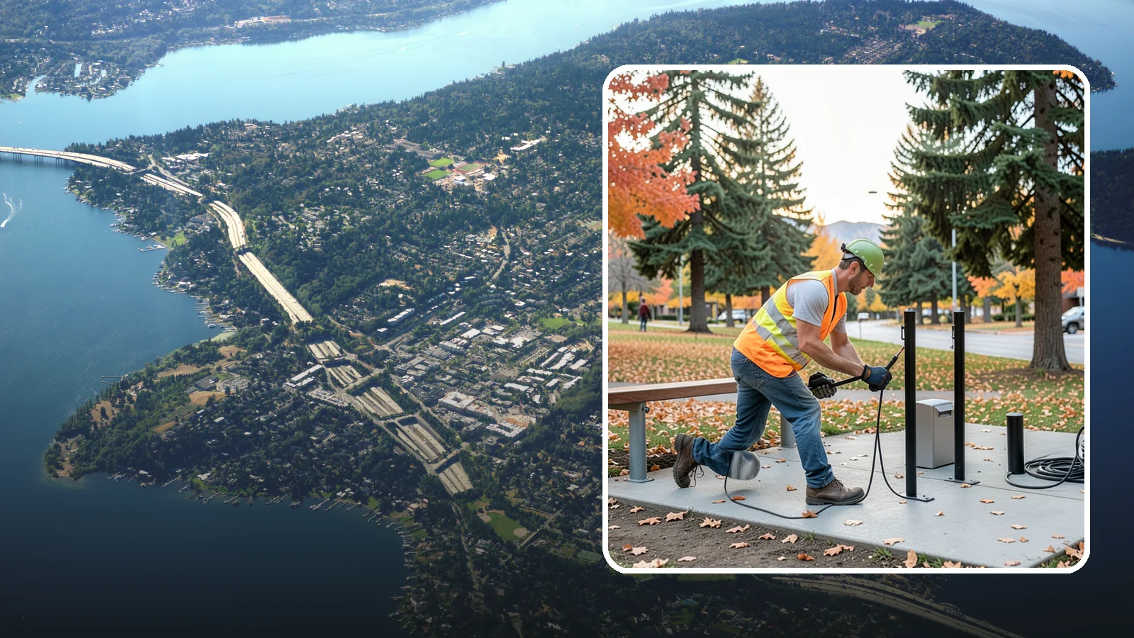 Bike Rack Installation in Mercer Island, King County, WA - We install code-compliant bike racks at civic buildings, transit stops, and parks with secure anchoring.