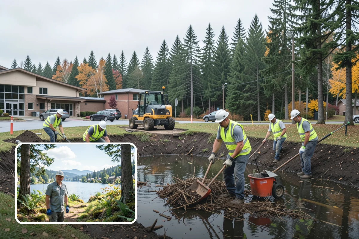 Bike Rack Installation in Milton, King County, WA - Supports active-transportation and bike-parking code requirements