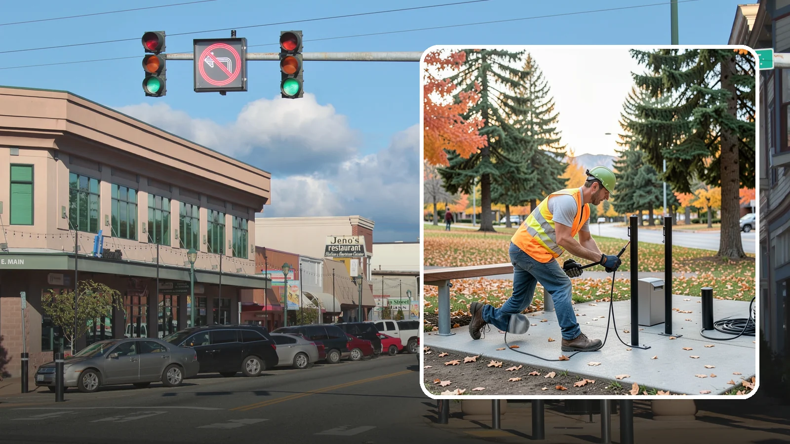 Bike Rack Installation in Monroe, Snohomish County, WA - We install code-compliant bike racks at civic buildings, transit stops, and parks with secure anchoring.