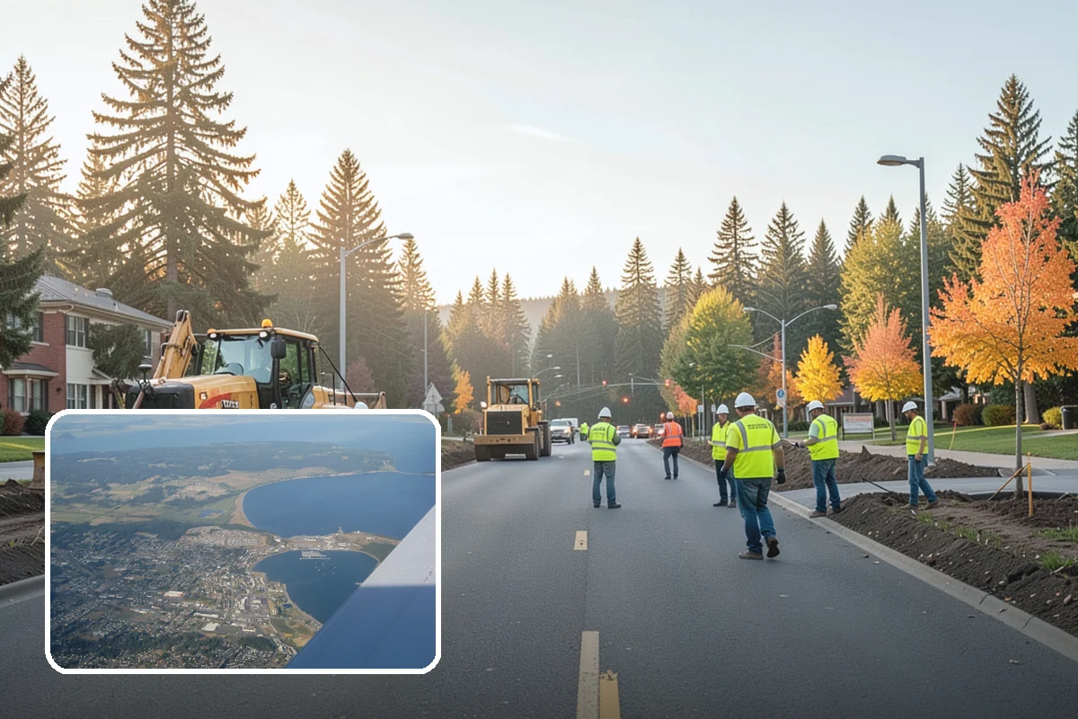 Bike Rack Installation in Oak Harbor, Island County, WA - Supports active-transportation and bike-parking code requirements