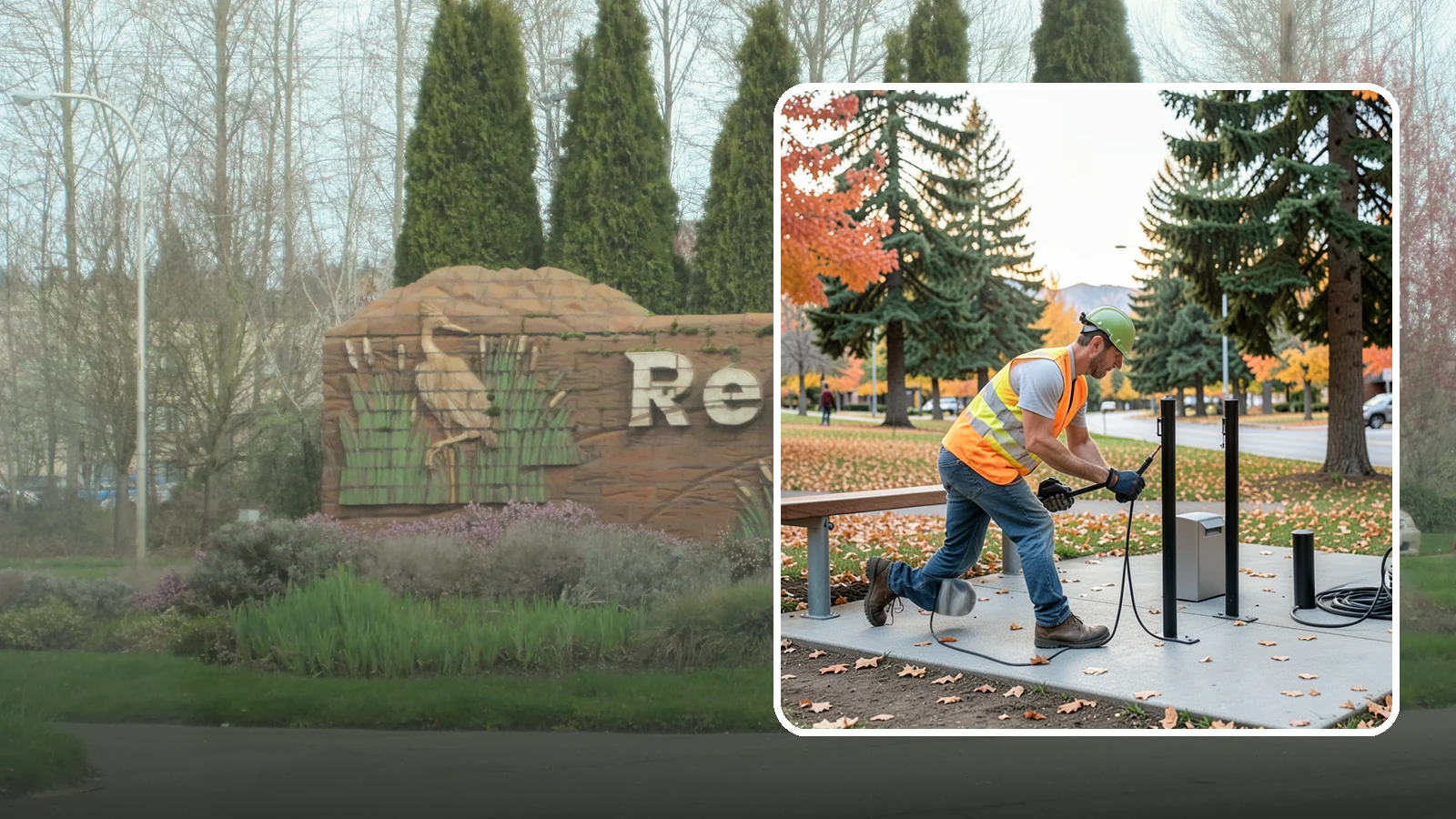 Bike Rack Installation in Renton, King County, WA - We install code-compliant bike racks at civic buildings, transit stops, and parks with secure anchoring.
