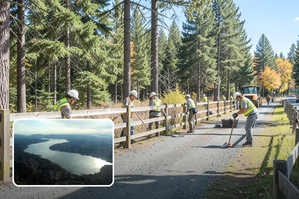 Bike Rack Installation in Sammamish, King County, WA - Supports active-transportation and bike-parking code requirements